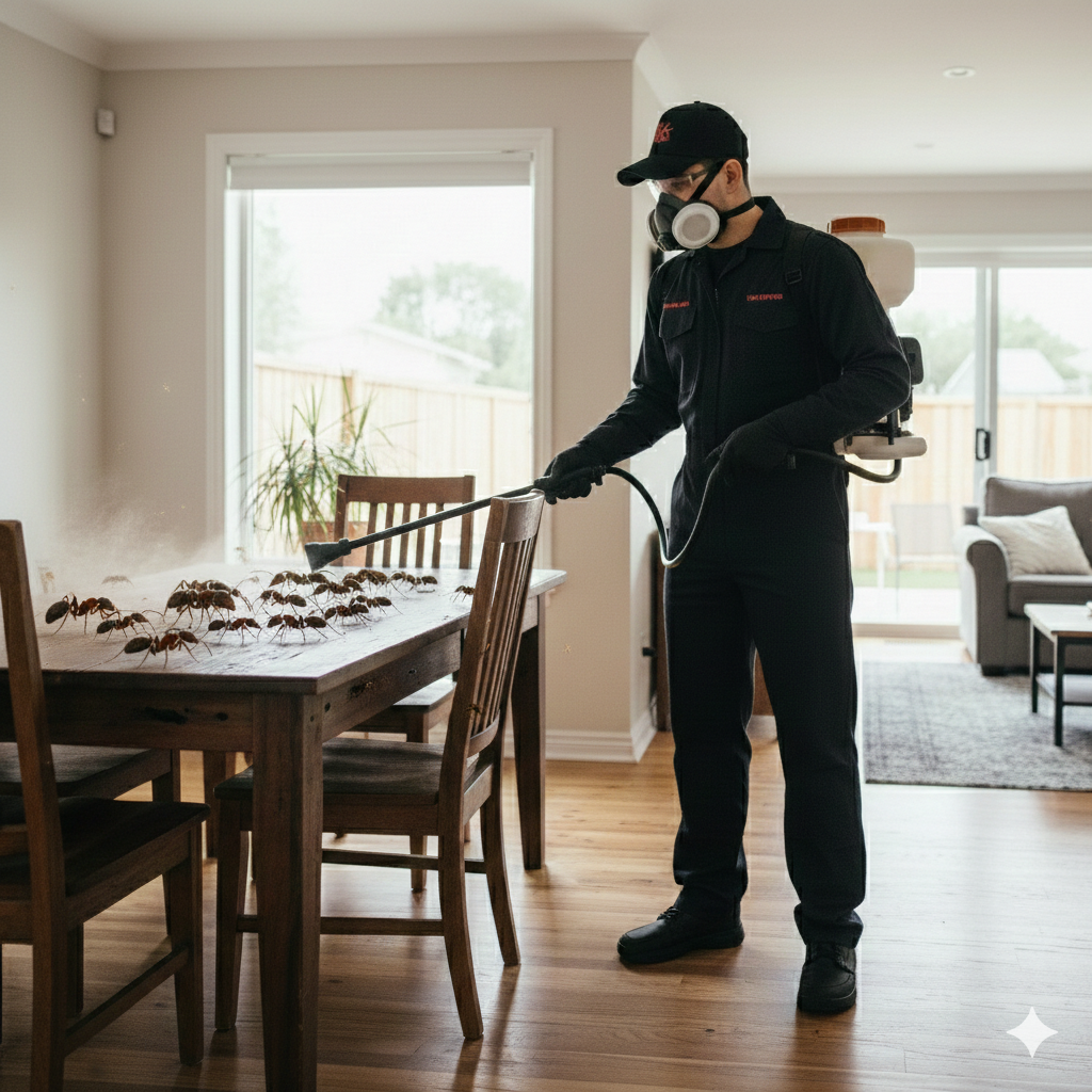 fumigación de hormigas